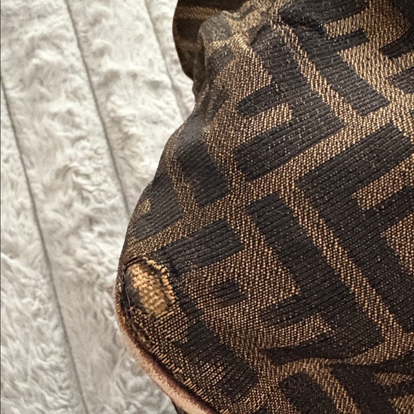 Fendi Monogram Black and Brown Duffel Bag - Picture 15 of 16